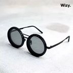 ShadowSunglasses | Gafas de sol con lentes negros, estilo UV-protección, moda