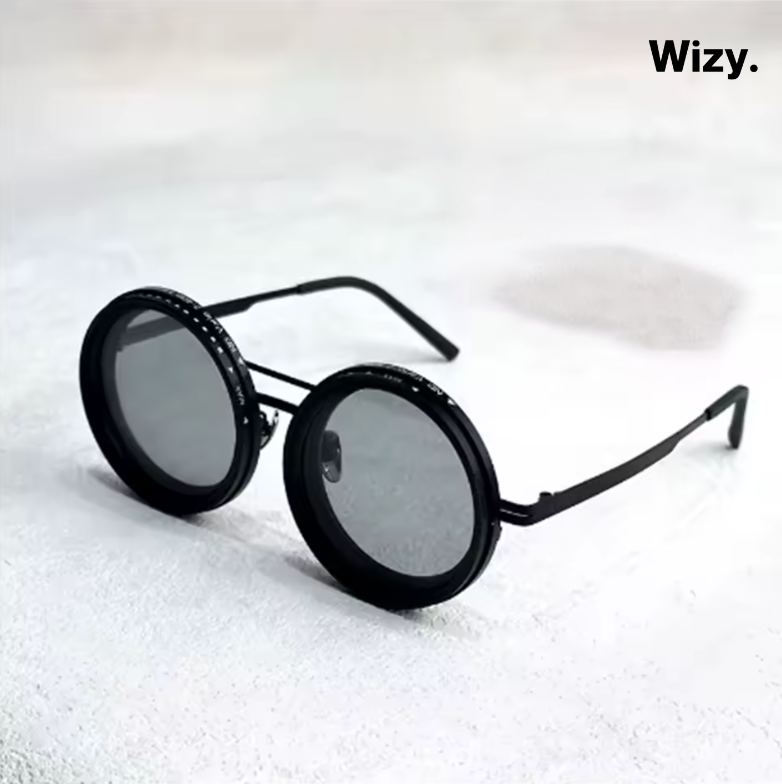 ShadowSunglasses | Gafas de sol con lentes negros, estilo UV-protección, moda