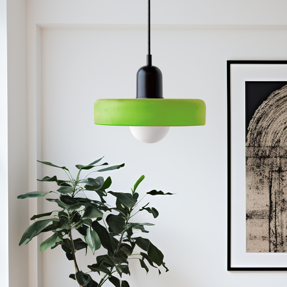Lámpara colgante de diseño Bauhaus de vidrio – Artística, moderna y atemporal