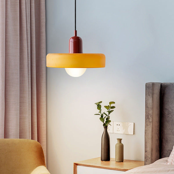 Lámpara colgante de diseño Bauhaus de vidrio – Artística, moderna y atemporal