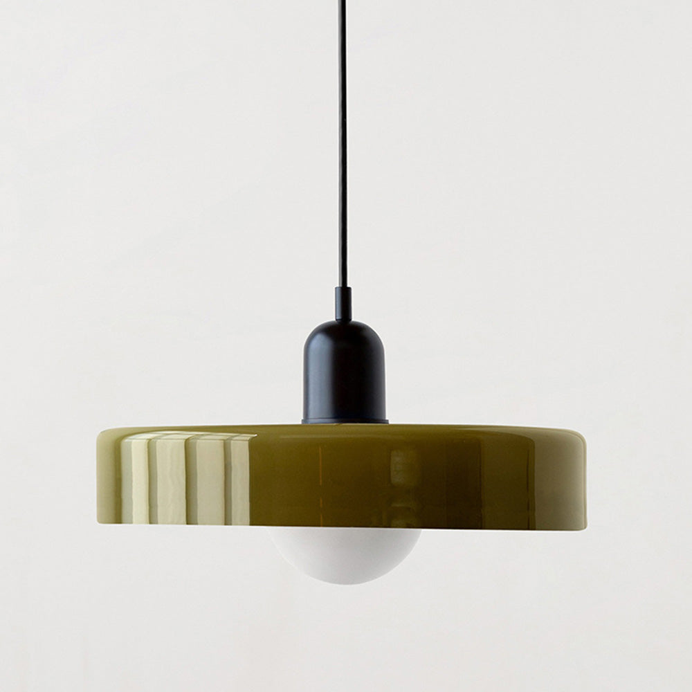 Lámpara colgante de diseño Bauhaus de vidrio – Artística, moderna y atemporal