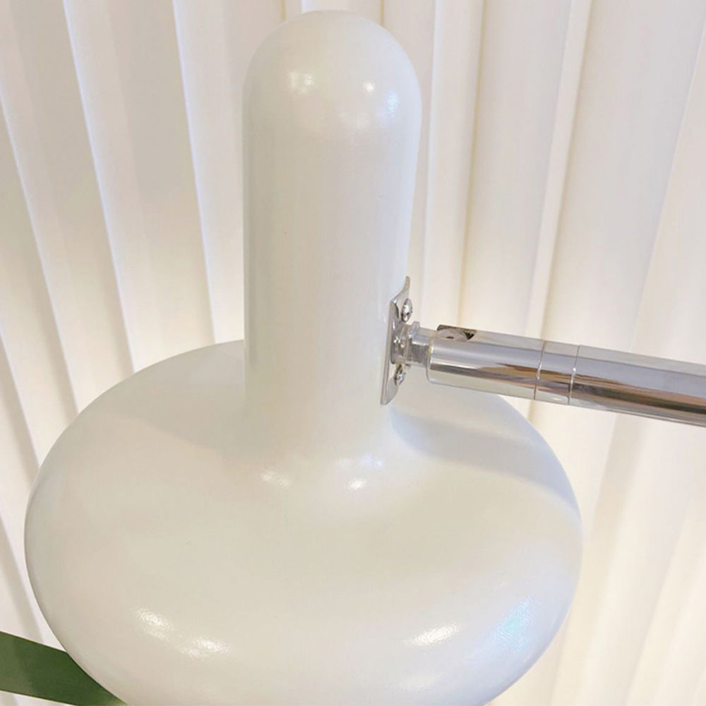Lámpara de Pie Moderna Estilo Bauhaus con Cabezas Ajustables y Base de Vidrio