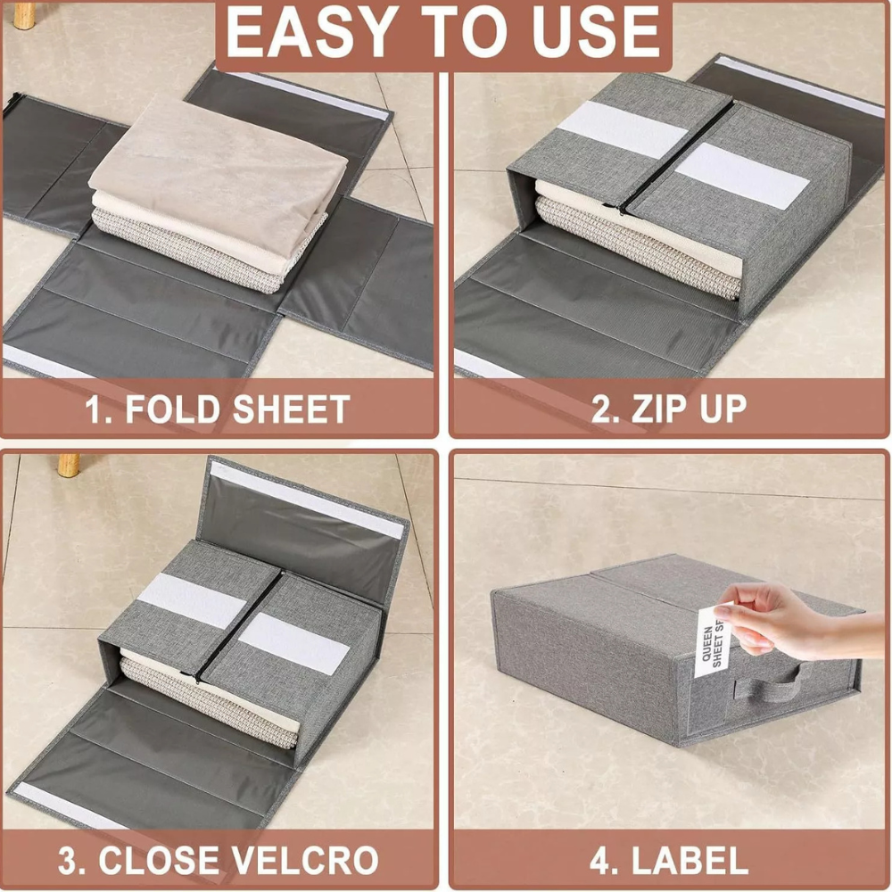 Almacenamiento de Ropa de Cama – Simplifica el Almacenamiento de Tu Ropa de Hogar