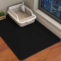 CleanGuard – Alfombrilla de bandeja para gatos de doble capa que mantiene el suelo limpio y seco