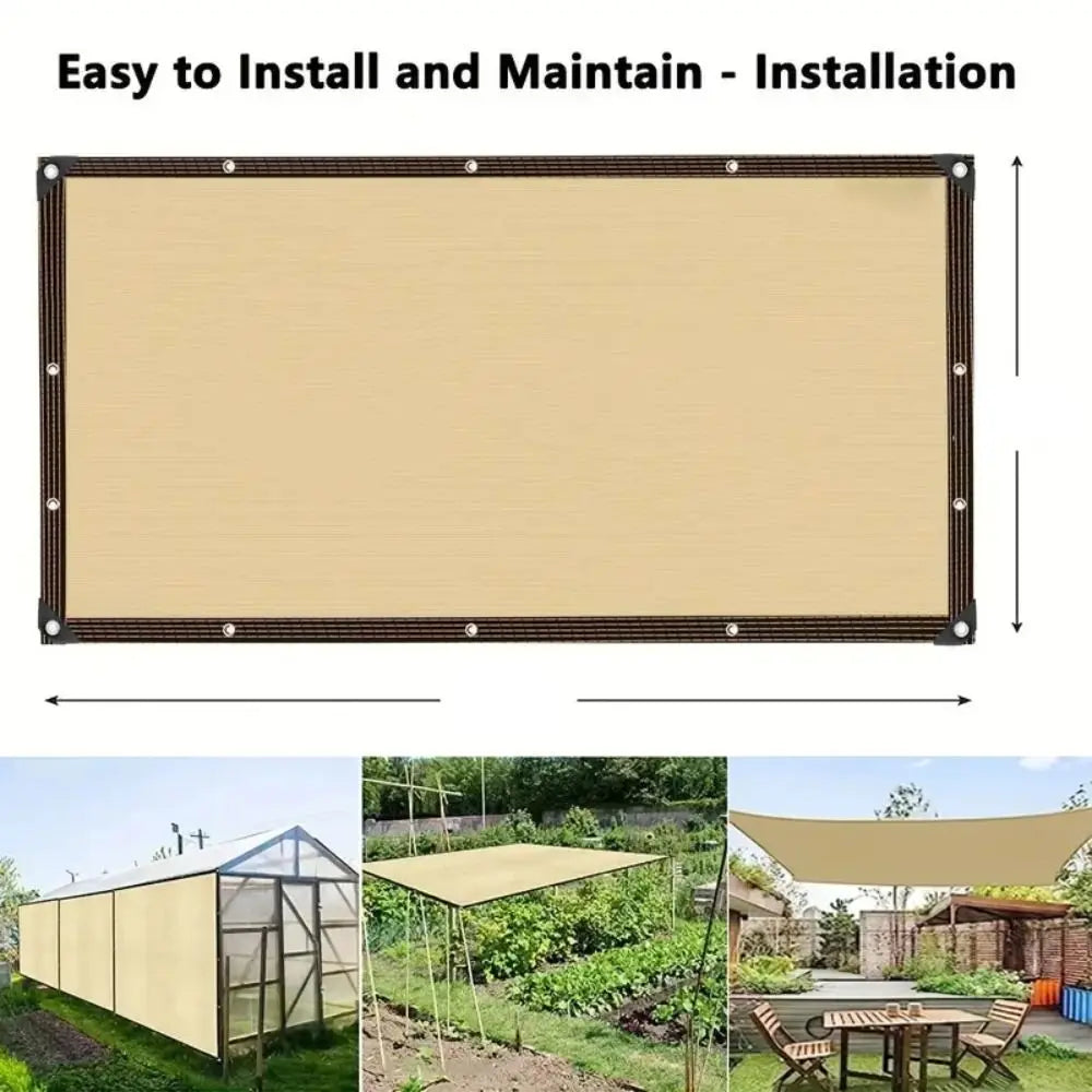 Red de Protección Solar HDPE con 90 Por Ciento de Protección UV
