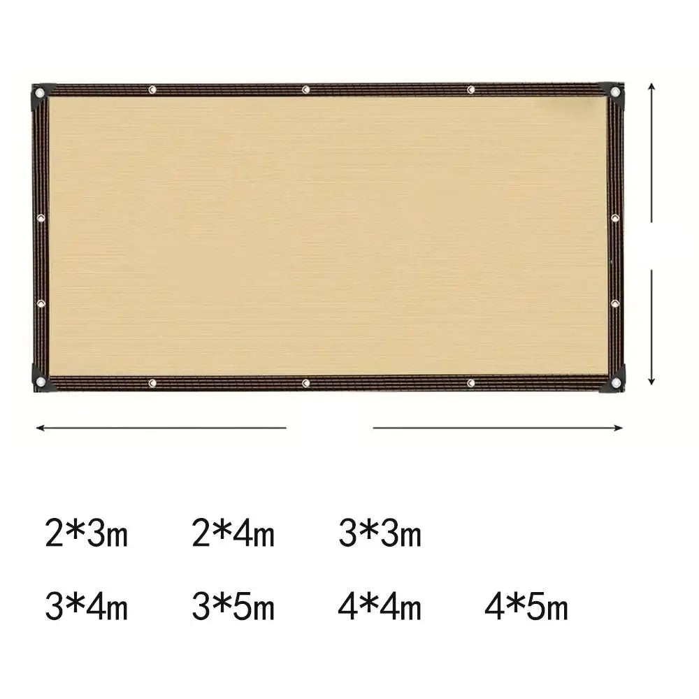 Red de Protección Solar HDPE con 90 Por Ciento de Protección UV