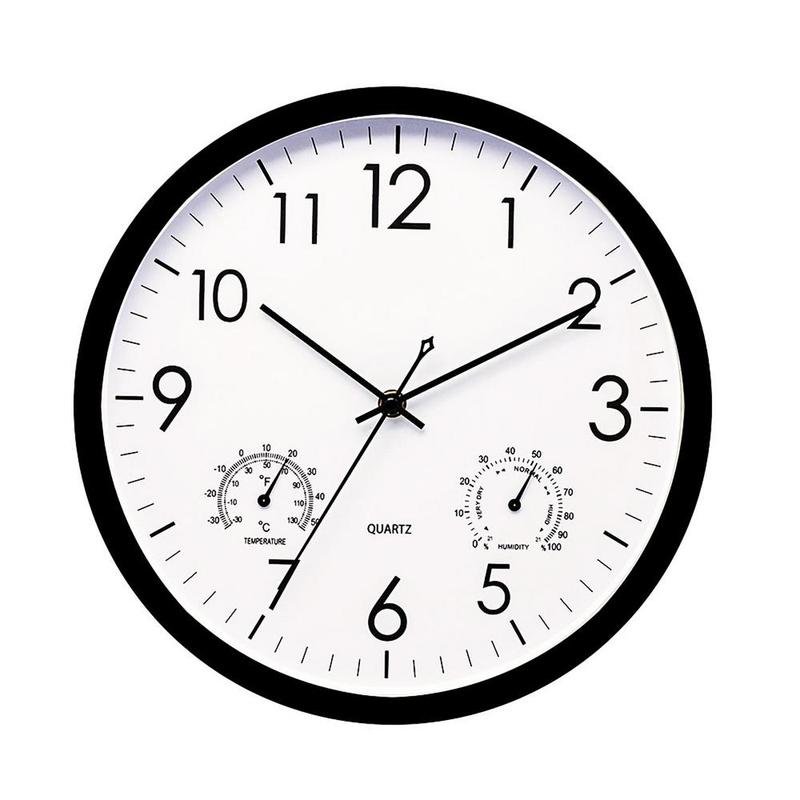 Reloj de Jardín con Temperatura y Humedad 30 cm