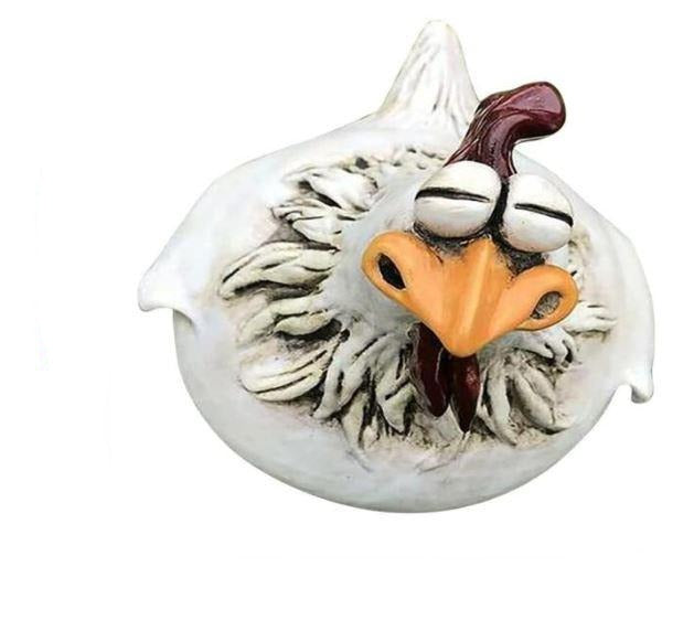 ChickCharm - Peculiares Estatuas de Gallinas para el Rincón del Jardín
