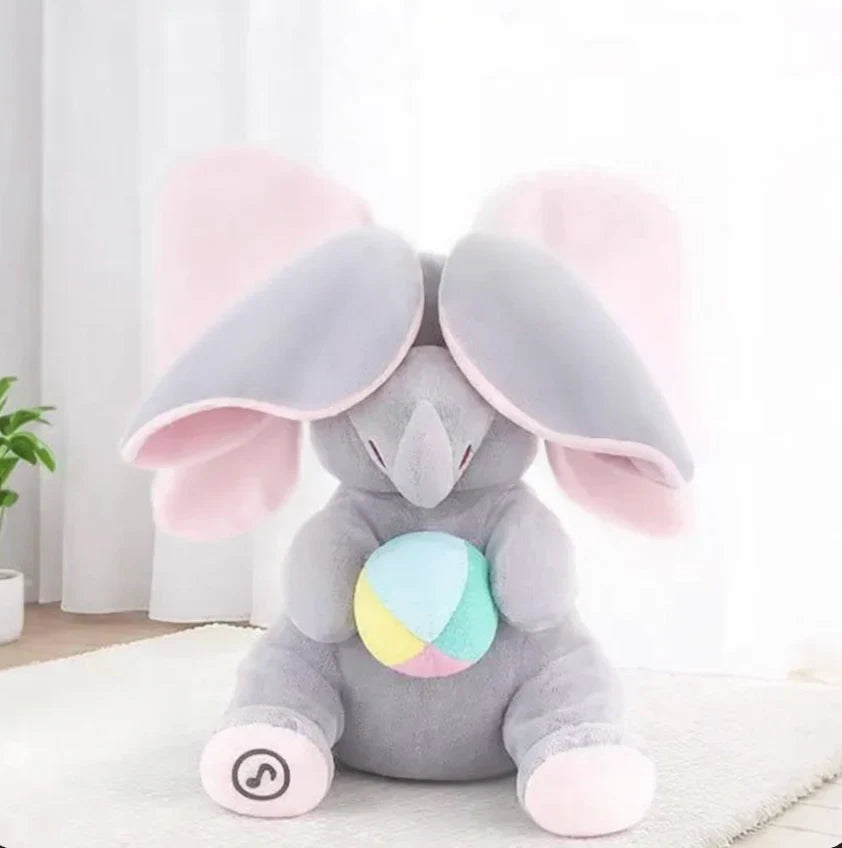 Peluches musical de elefante para bebé