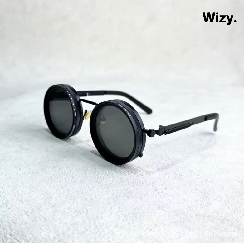 ShadowSunglasses | Gafas de sol con lentes negros, estilo UV-protección, moda