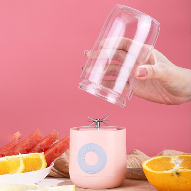 QuickBlend - Licuadora de smoothies recargable por USB con 6 cuchillas