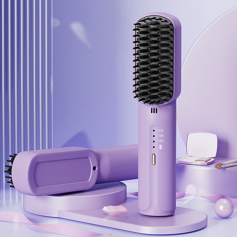 Cepillo de Pelo Mini Portátil para Estilo Sin Frizz