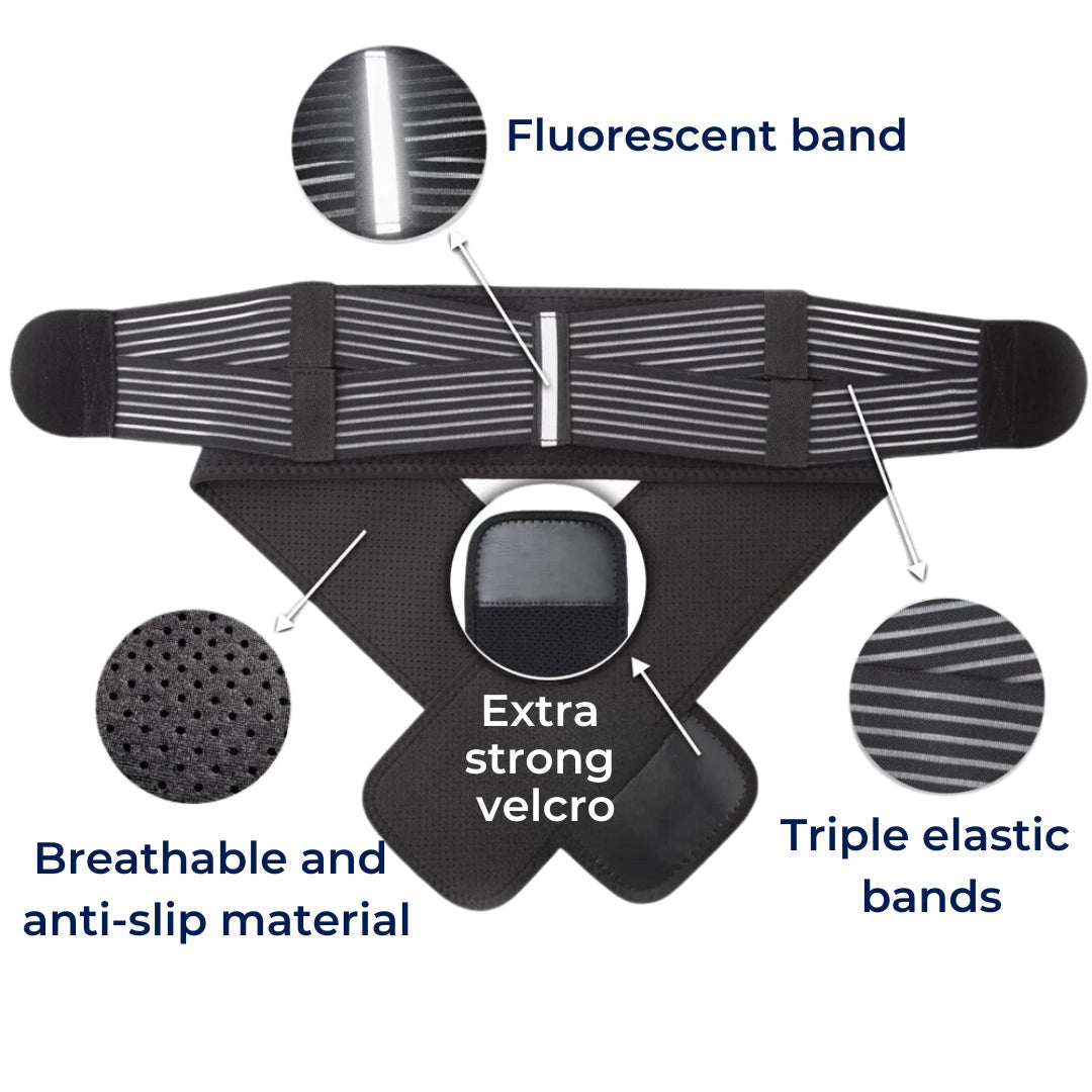 Cinturón de Corrección de Pelvis AlignEase Hip-Up | Cómodo y Efectivo - para Alineación Pélvica - Soporte Postural - Alivio del Dolor y Movilidad Mejorada Kalsten