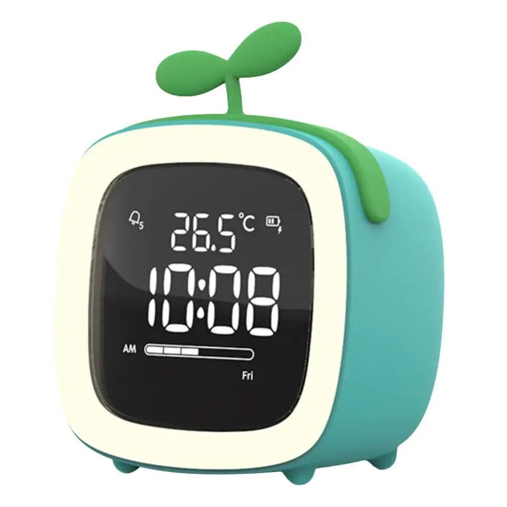 LÁMPARA DE CONEJO LED – Reloj despertador infantil y suave luz nocturna