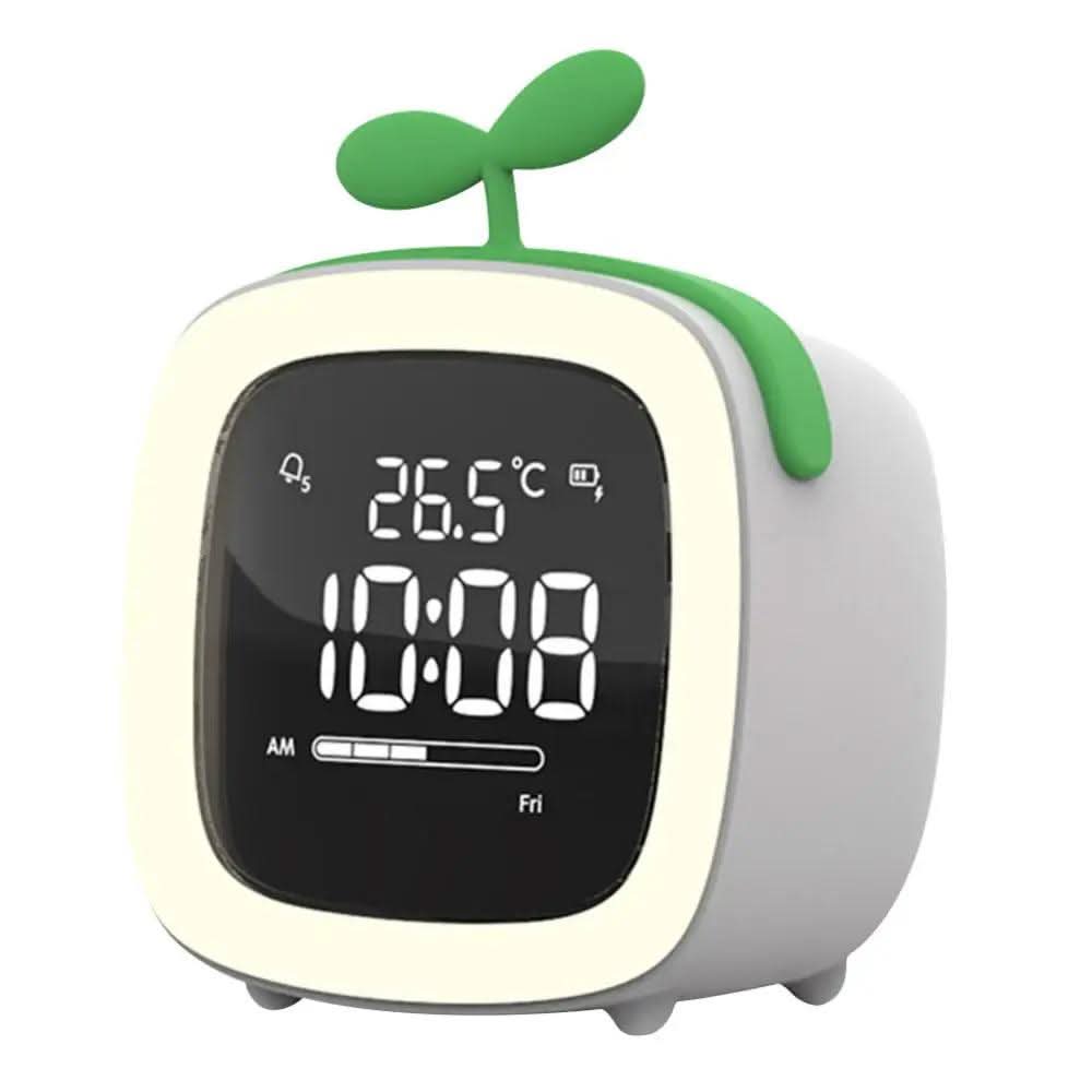 LÁMPARA DE CONEJO LED – Reloj despertador infantil y suave luz nocturna