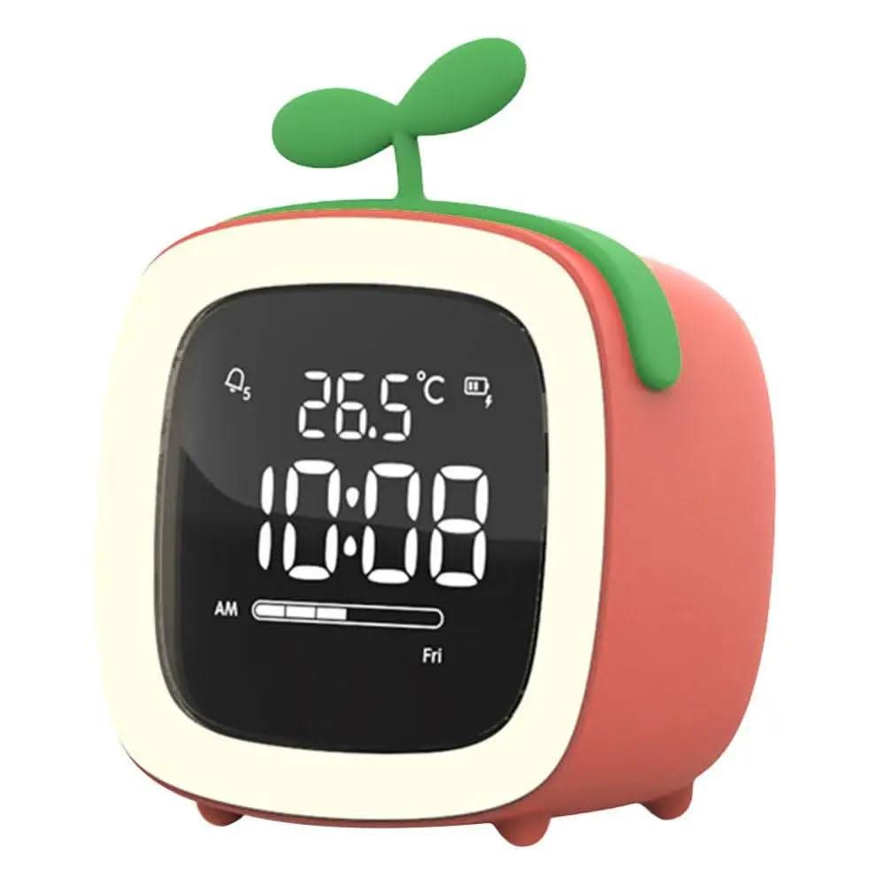 LÁMPARA DE CONEJO LED – Reloj despertador infantil y suave luz nocturna