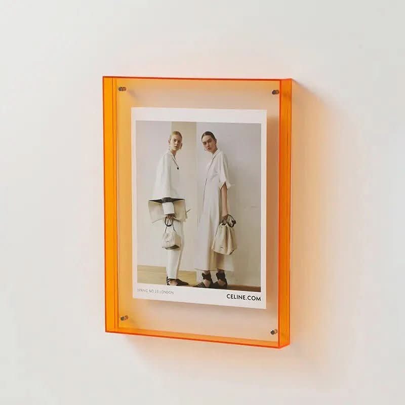 COLORFRAME – Cadre photo en acrylique transparent coloré pour des souvenirs vivants
