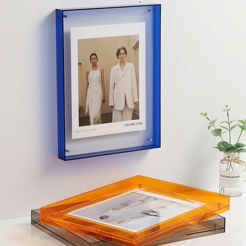 COLORFRAME – Cadre photo en acrylique transparent coloré pour des souvenirs vivants