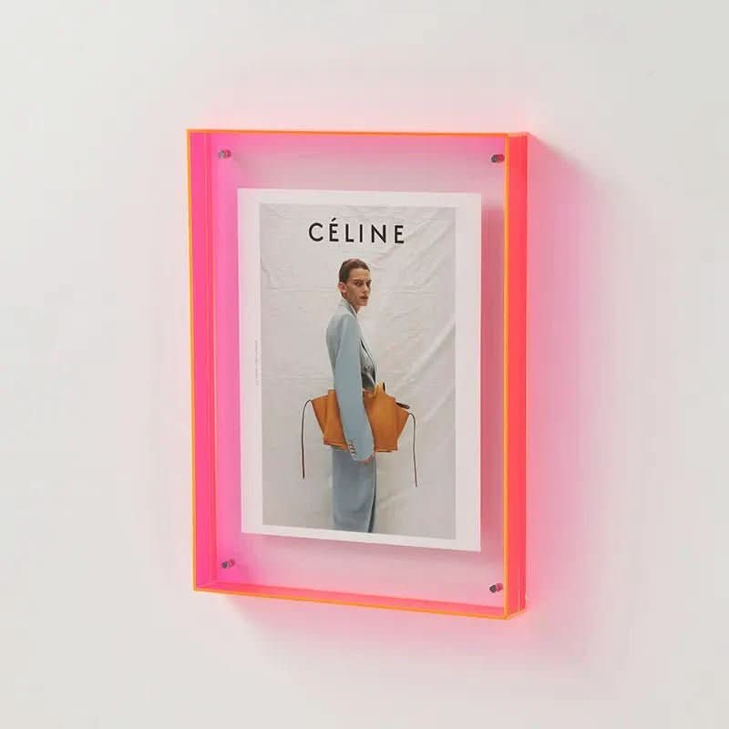 COLORFRAME – Cadre photo en acrylique transparent coloré pour des souvenirs vivants