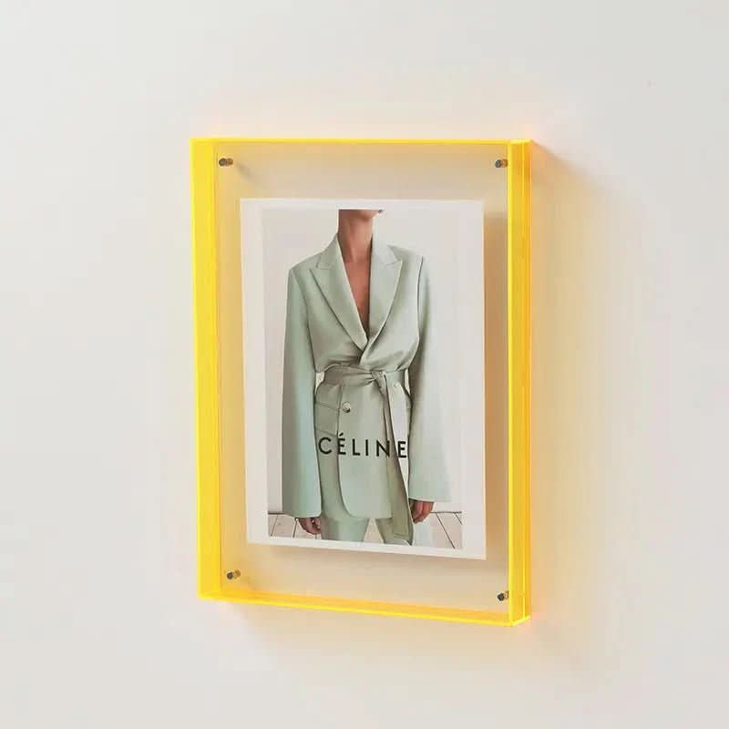 COLORFRAME – Cadre photo en acrylique transparent coloré pour des souvenirs vivants