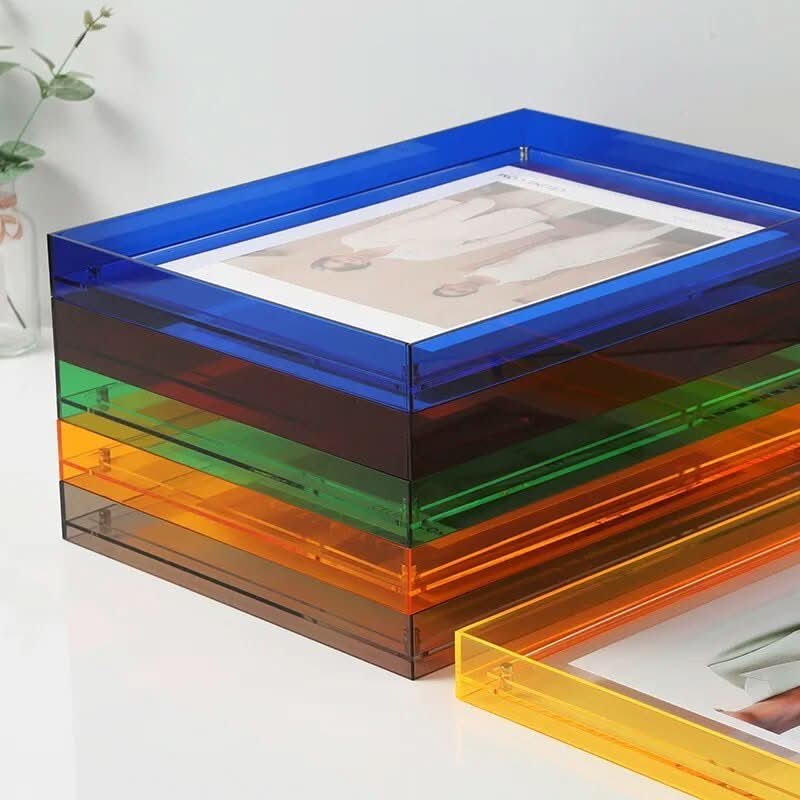 COLORFRAME – Cadre photo en acrylique transparent coloré pour des souvenirs vivants