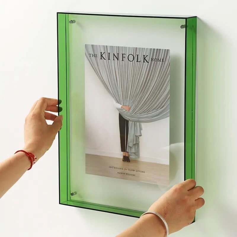 COLORFRAME – Cadre photo en acrylique transparent coloré pour des souvenirs vivants