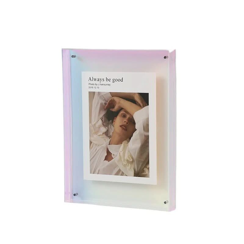COLORFRAME – Cadre photo en acrylique transparent coloré pour des souvenirs vivants