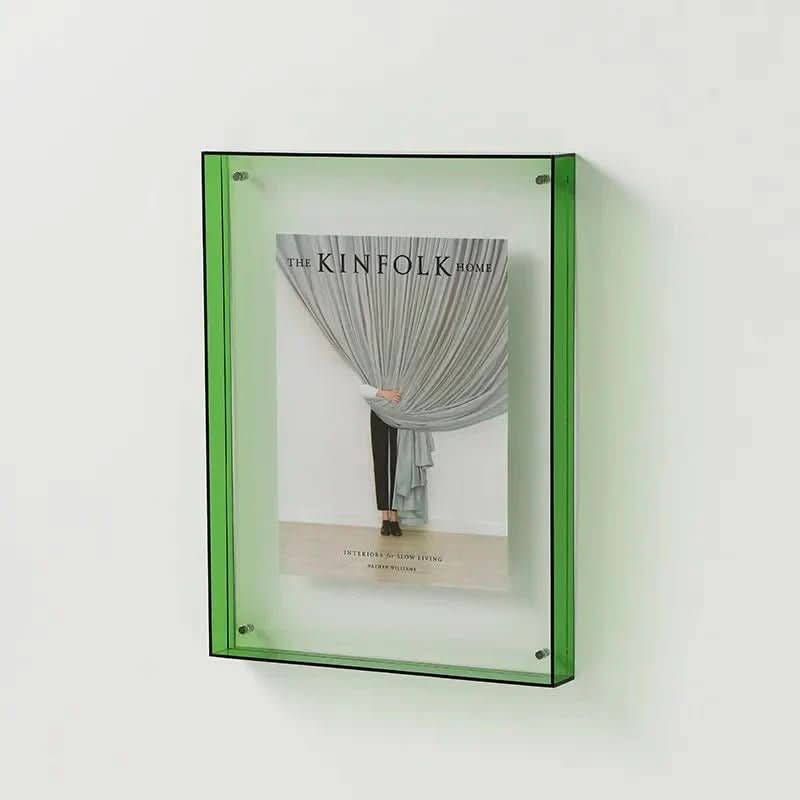 COLORFRAME – Cadre photo en acrylique transparent coloré pour des souvenirs vivants