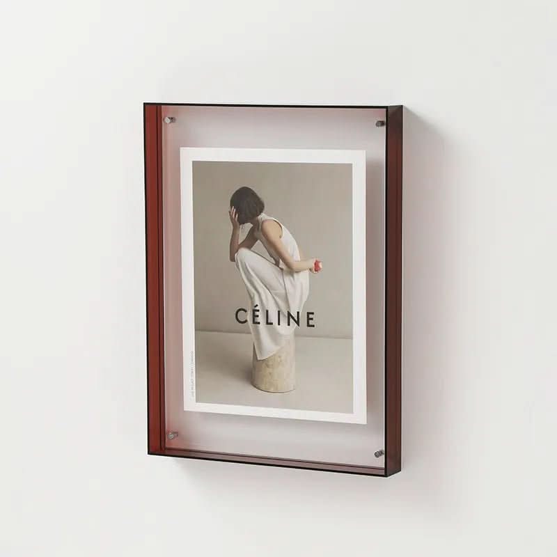 COLORFRAME – Cadre photo en acrylique transparent coloré pour des souvenirs vivants