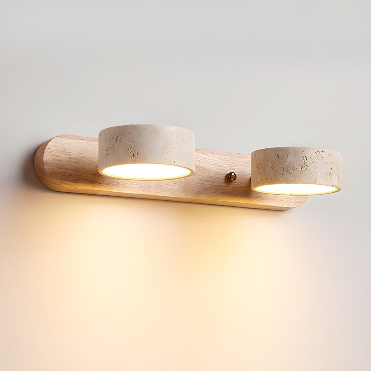 AVERRA – Applique murale LED en travertin pour un luxe architectural