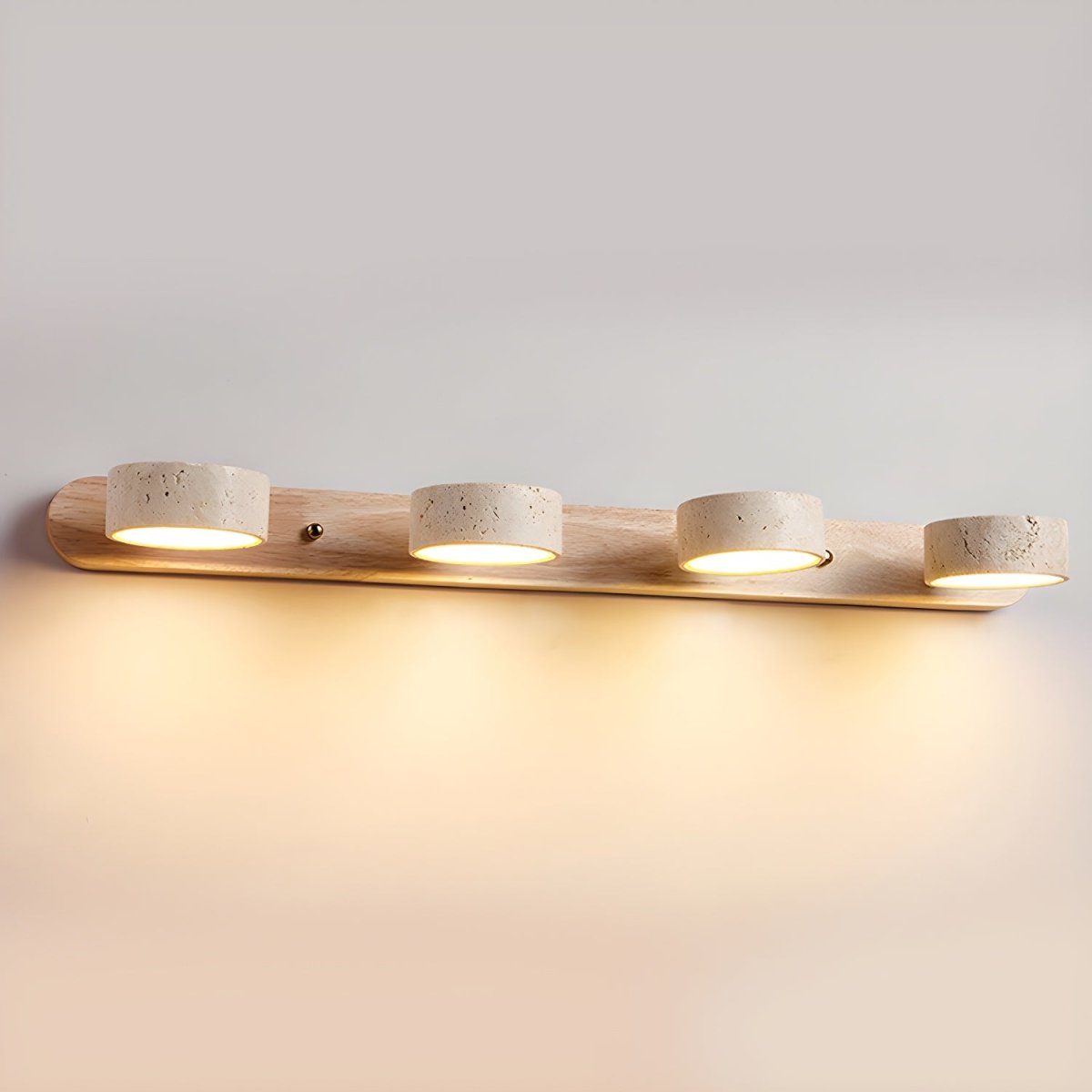 AVERRA – Applique murale LED en travertin pour un luxe architectural