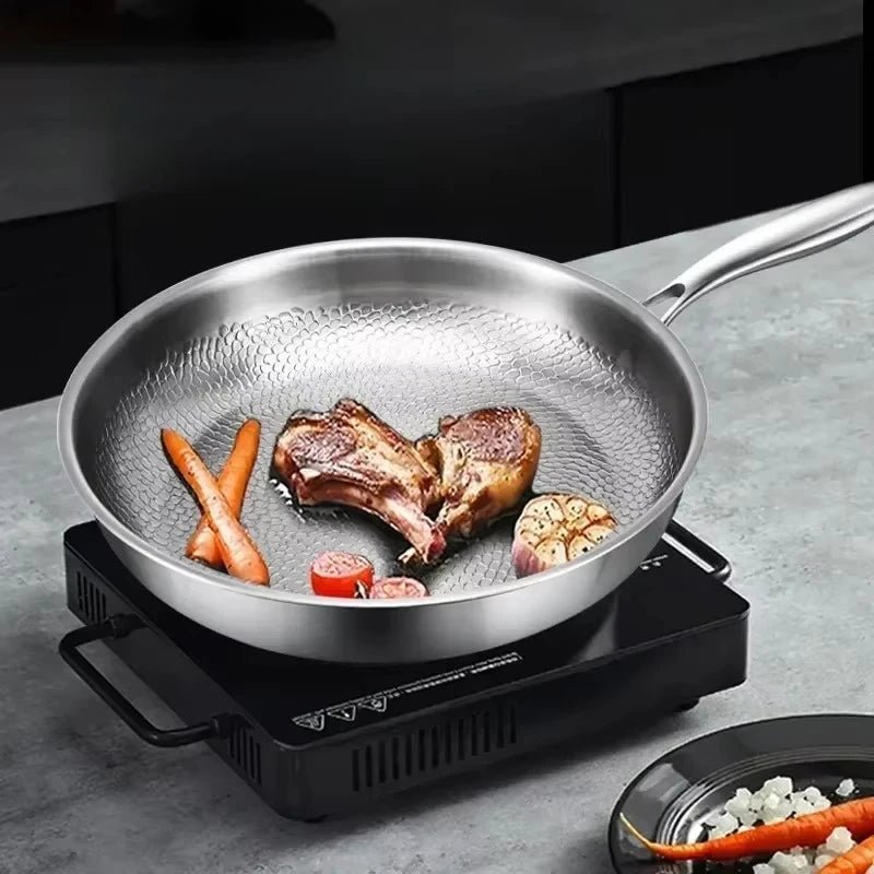 COOKVION – Sartén Antiadherente de Titanio Martillado para Cocinas de Inducción y Modernas