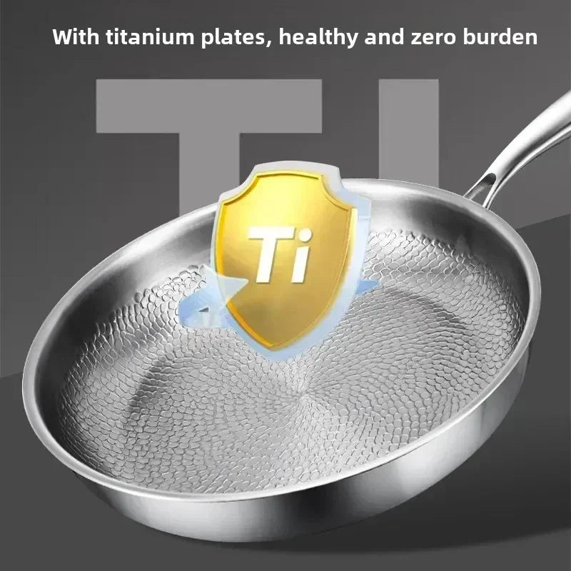 COOKVION – Sartén Antiadherente de Titanio Martillado para Cocinas de Inducción y Modernas