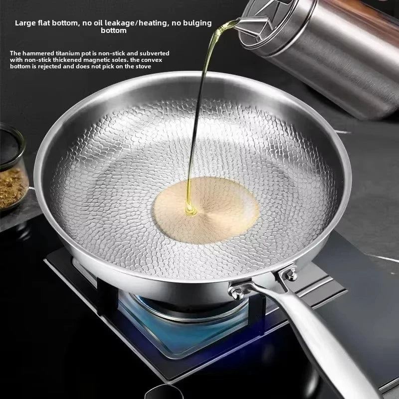 COOKVION – Sartén Antiadherente de Titanio Martillado para Cocinas de Inducción y Modernas