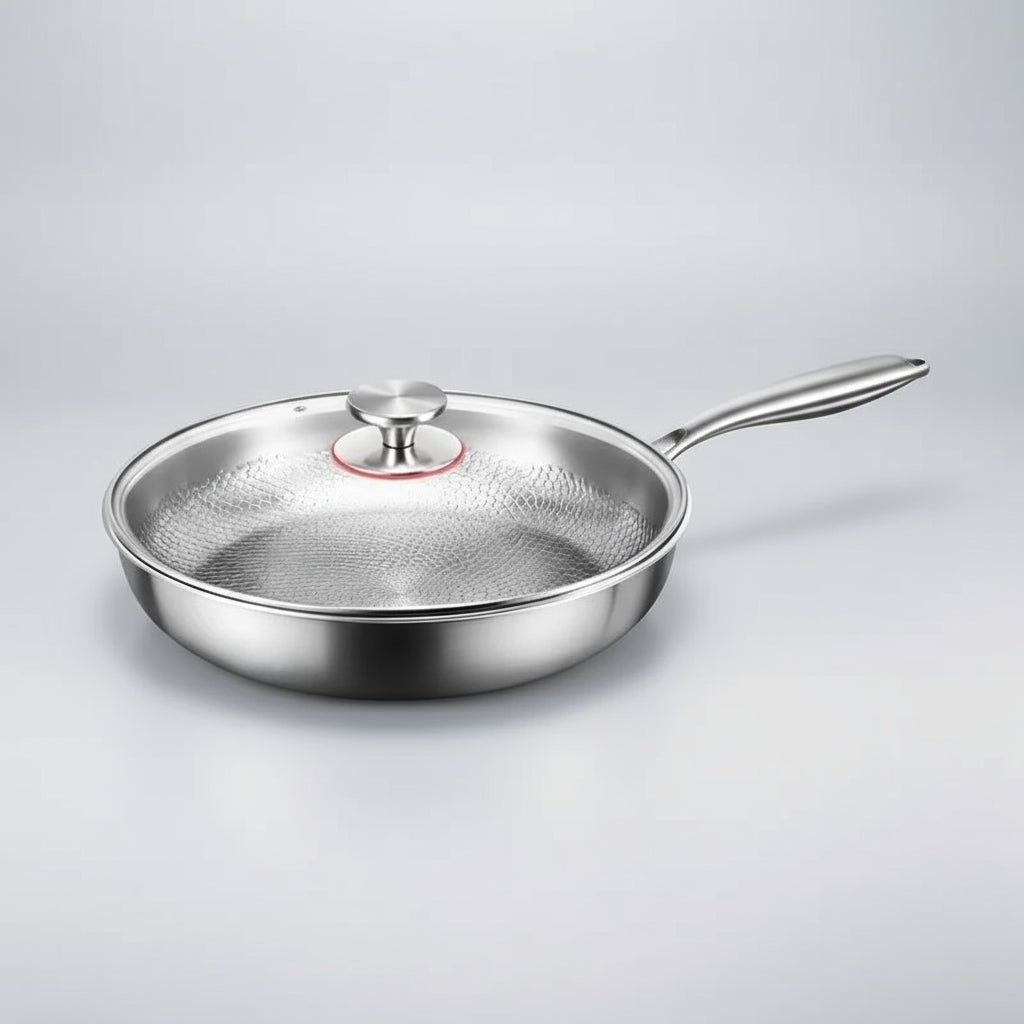 COOKVION – Sartén Antiadherente de Titanio Martillado para Cocinas de Inducción y Modernas