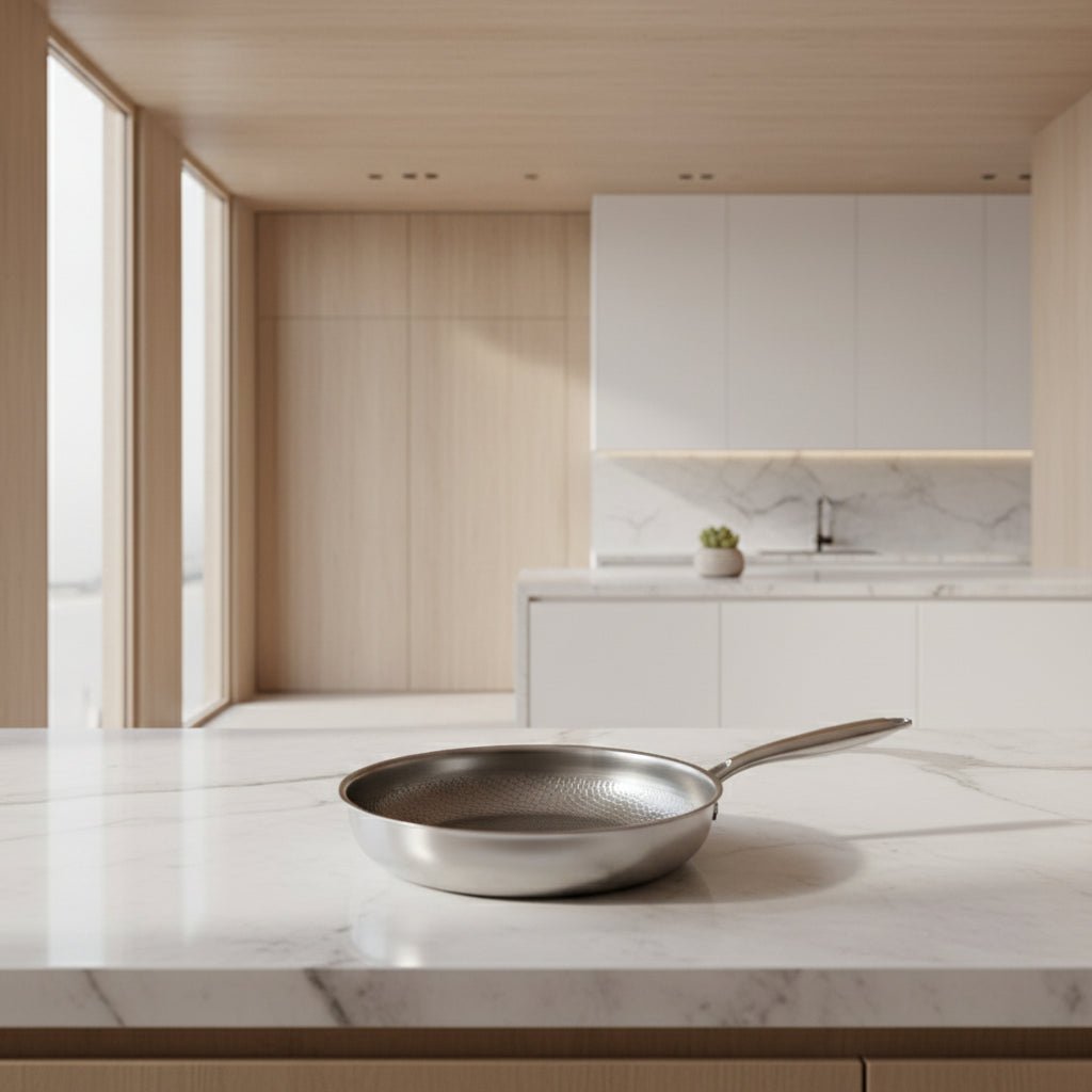 COOKVION – Sartén Antiadherente de Titanio Martillado para Cocinas de Inducción y Modernas