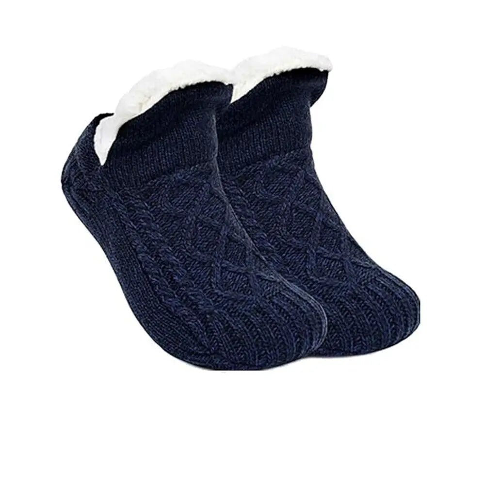 SNOWSOFT – Calcetines de casa de terciopelo grueso para dormir y comodidad interior acogedora