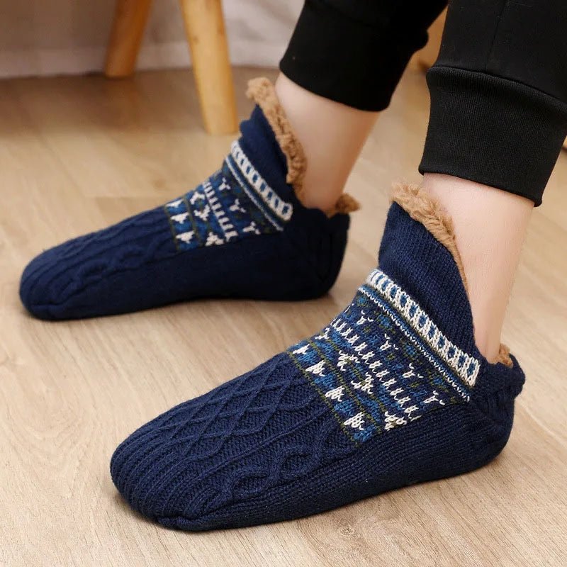 SNOWSOFT – Calcetines de casa de terciopelo grueso para dormir y comodidad interior acogedora