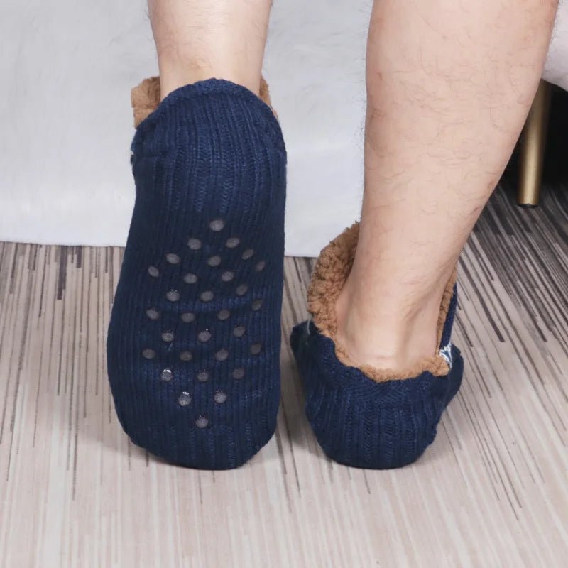 SNOWSOFT – Calcetines de casa de terciopelo grueso para dormir y comodidad interior acogedora