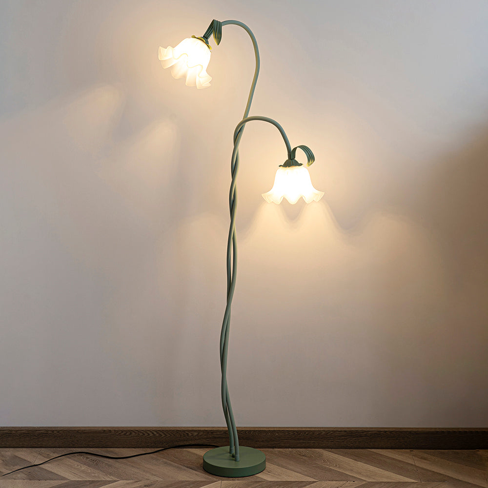 Bloomora | Lámpara de pie de diseño floreciente