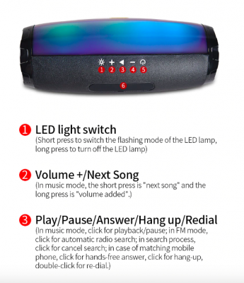 BowLift | Altavoz Led Bluetooth