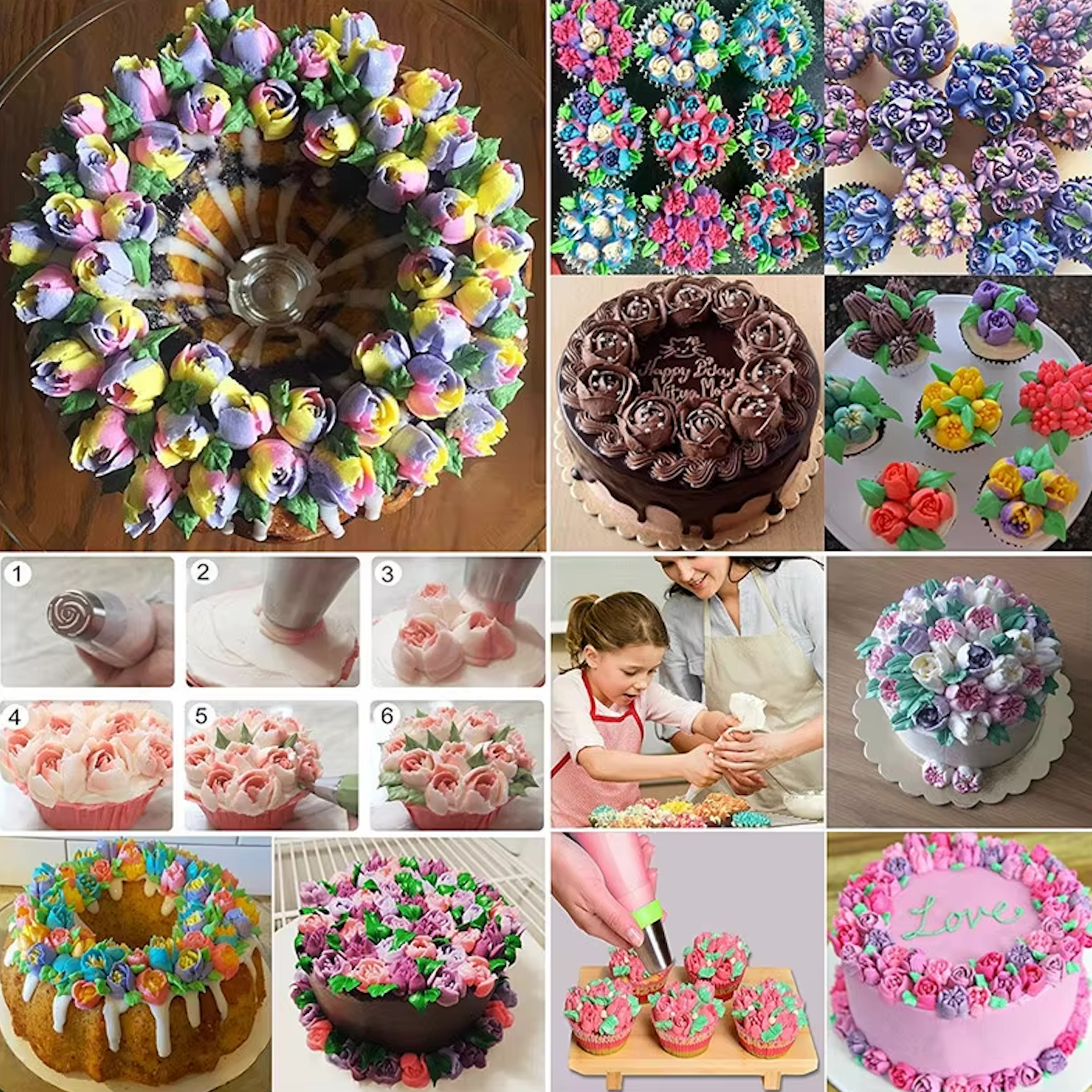 Kit de decoración de pasteles - Creaciones deliciosas y precisas