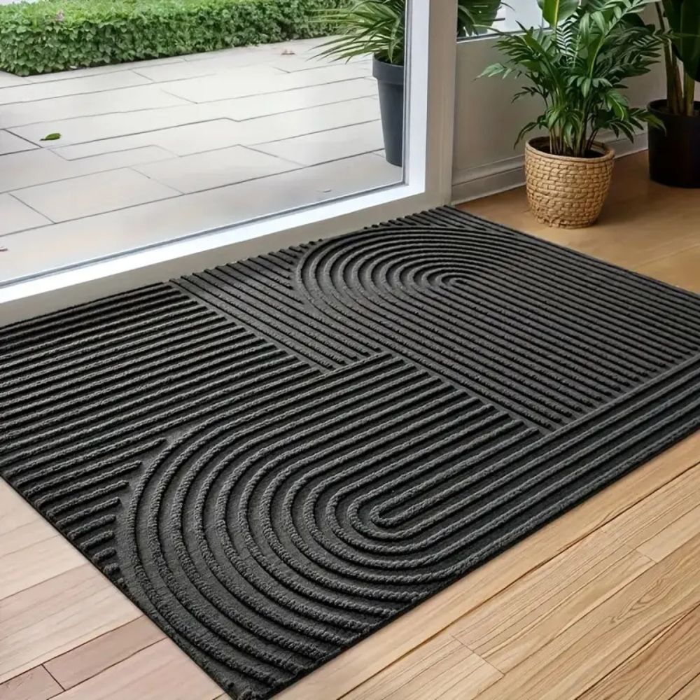 Alfombra de Entrada con Hilo Curvado