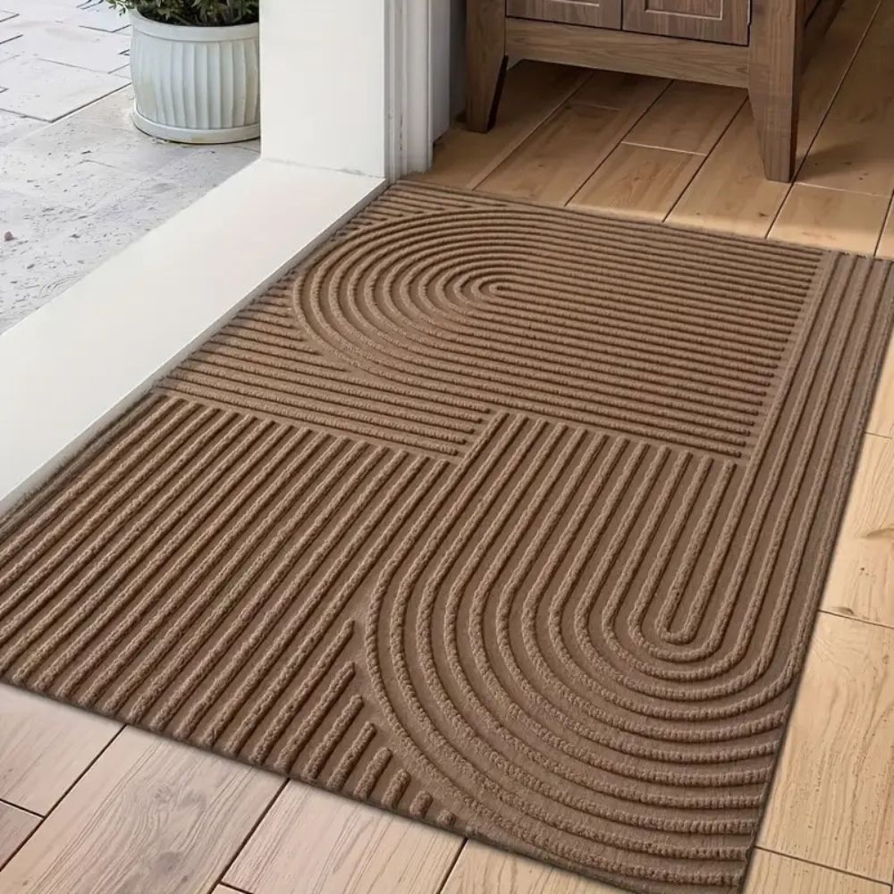 Alfombra de Entrada con Hilo Curvado