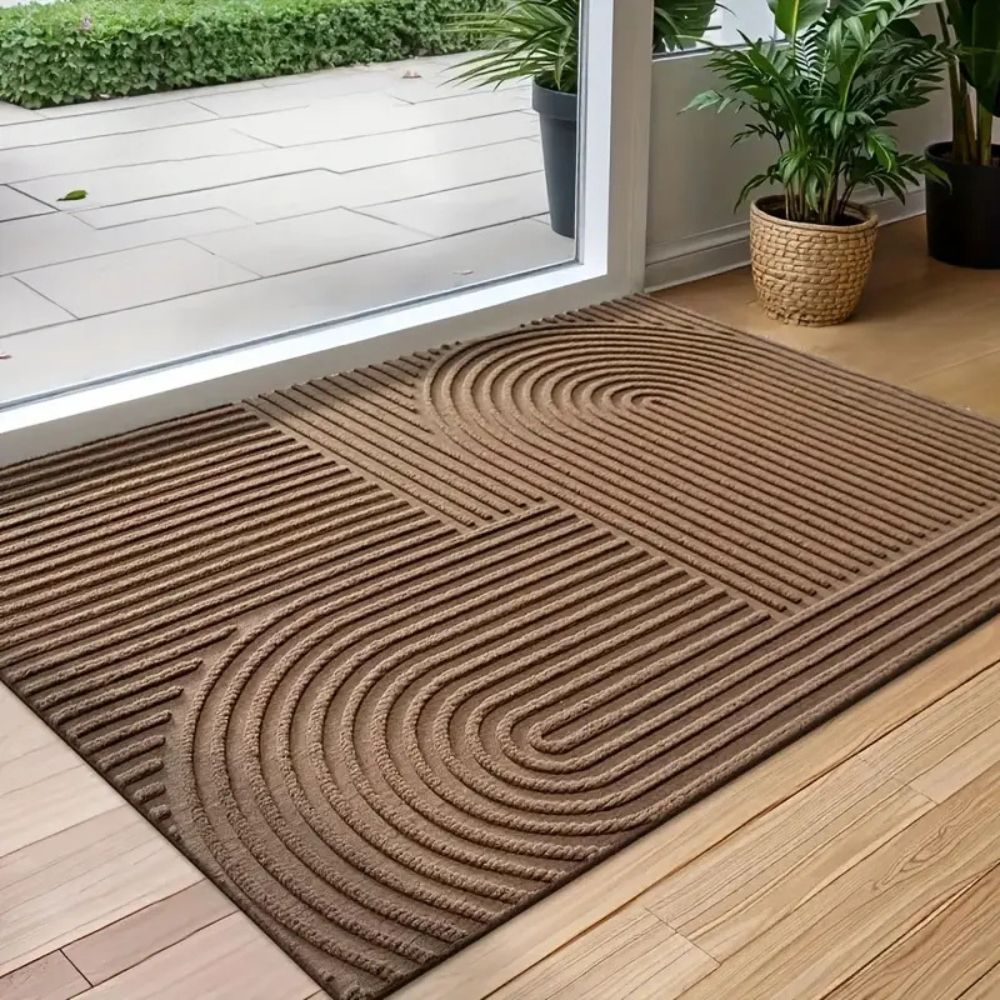 Alfombra de Entrada con Hilo Curvado