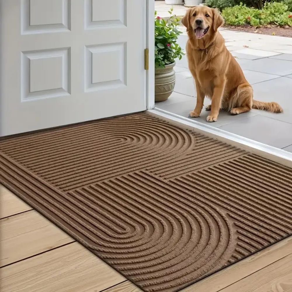 Alfombra de Entrada con Hilo Curvado