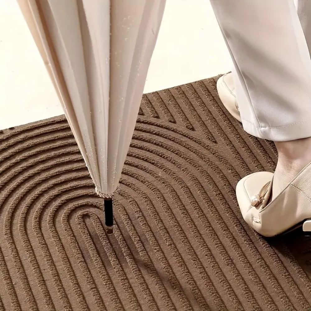 Alfombra de Entrada con Hilo Curvado
