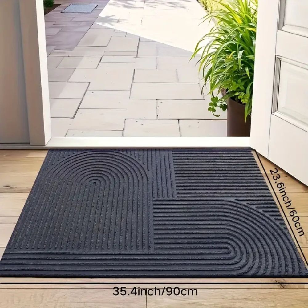 Alfombra de Entrada con Hilo Curvado