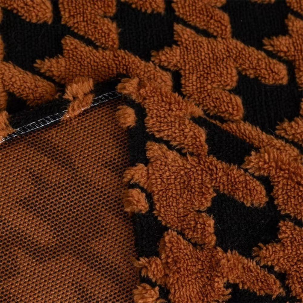 Funda de Sofá de Terciopelo Houndstooth Cavalli