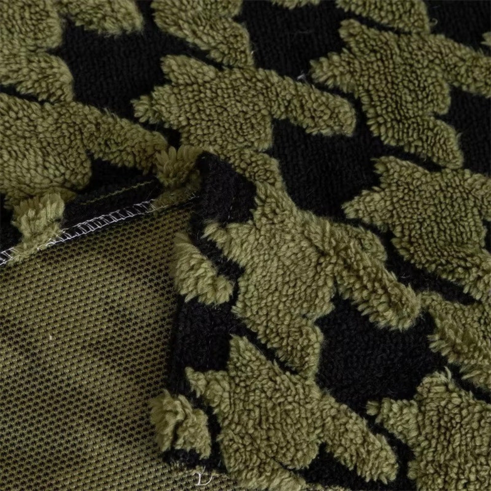 Funda de Sofá de Terciopelo Houndstooth Cavalli